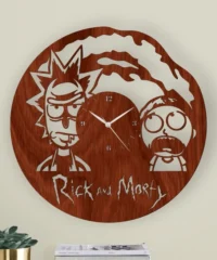 Rick Morty Wall Clock