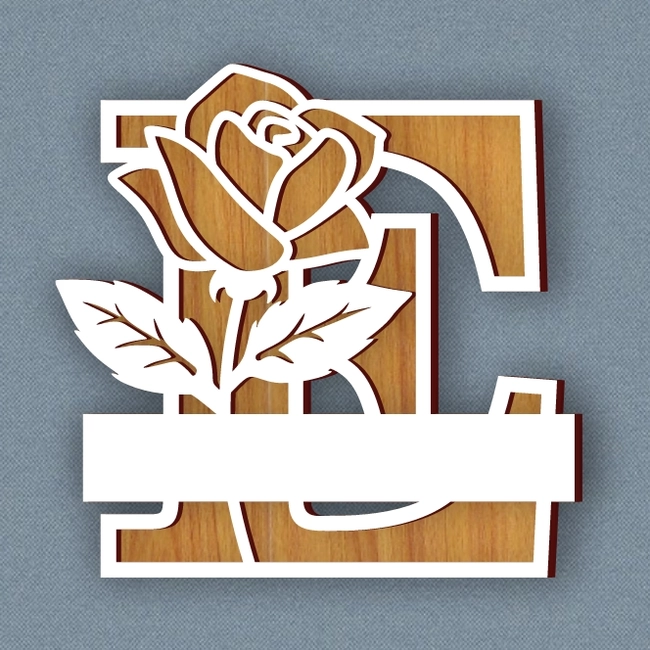 Rose Alphabet E