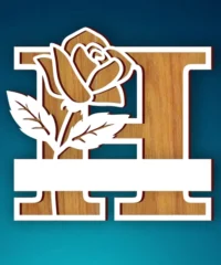 Rose Alphabet H Rose Alphabet H