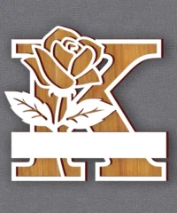 Rose Alphabet K