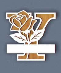 Rose Alphabet Y