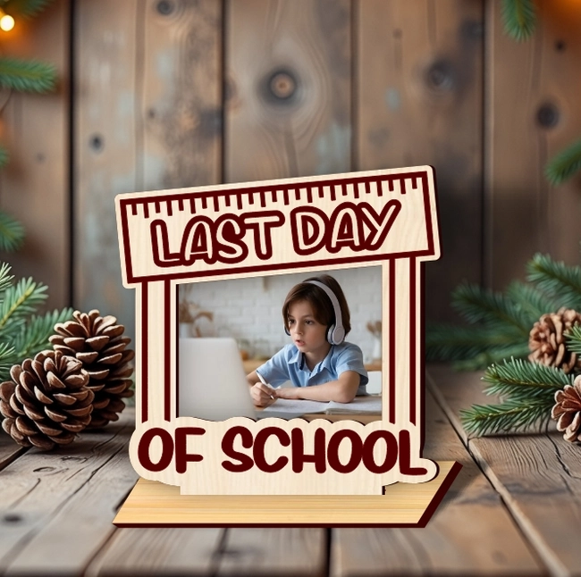 Ruler School Photo Frame