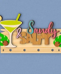 Sandy & Salty Summer Towel Rack