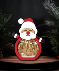 Santa Claus Shadow Box