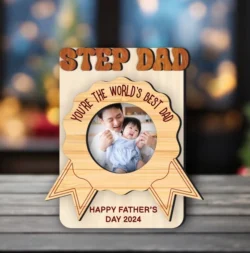 Step Dad Father’s Day Photo Frame Step Dad Father's Day Photo Frame