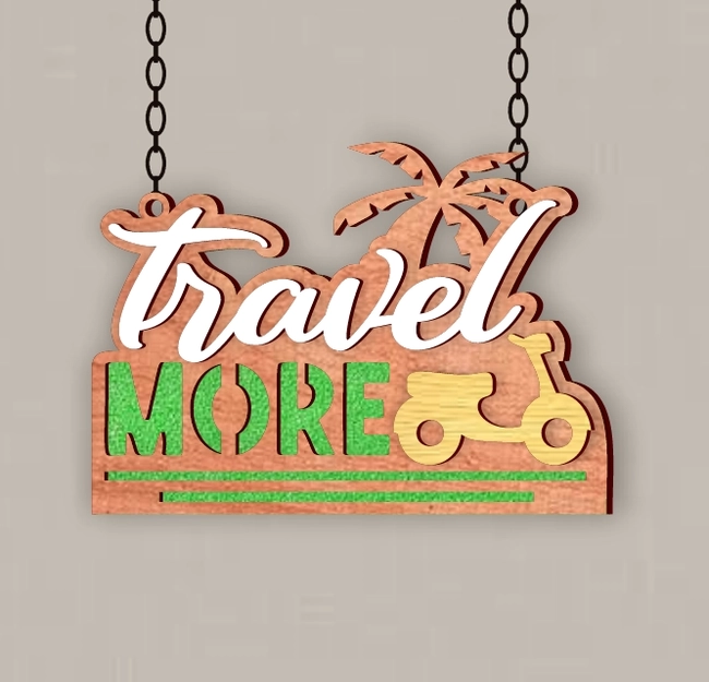 Travel More Vacation Sign