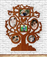 Tree And Couple Bird Photo Frame