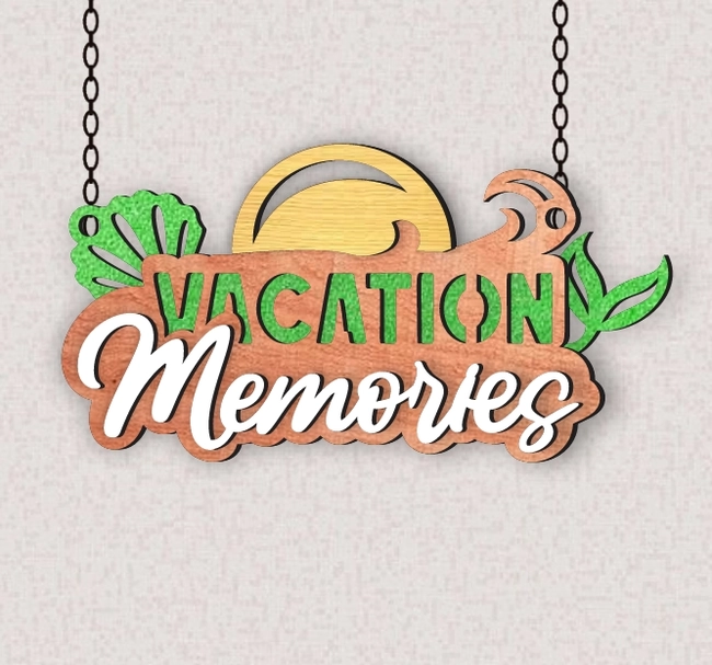 Vacation Memories Sign