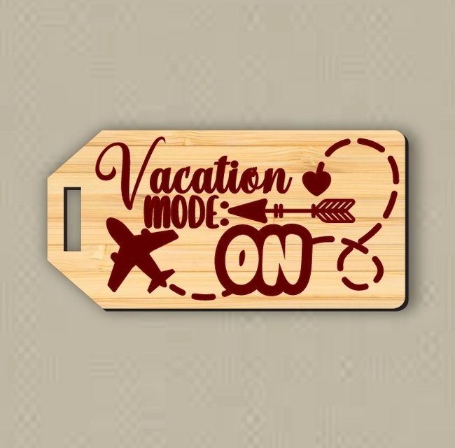 Vacation Mode On Luggage Tag