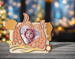 Baby Mermaid Newborn Photo Frame Baby Mermaid Newborn Photo Frame