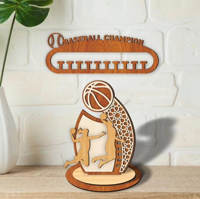 Basketball Champion Award Trophy