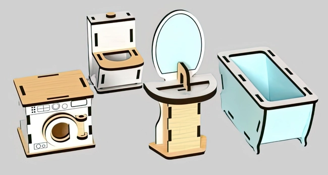 Bedroom Dollhouse Furniture