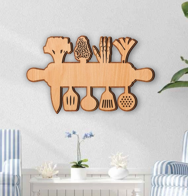 Cooking Tools Kitchen Wall Decor
