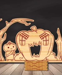 Halloween Garden Door