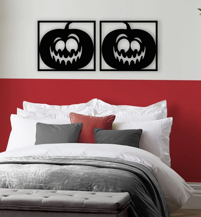 Halloween Pumpkin Wall Decor