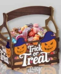 Halloween Treat Box With Pumpkin
