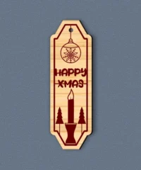 Happy Xmas Bookmark