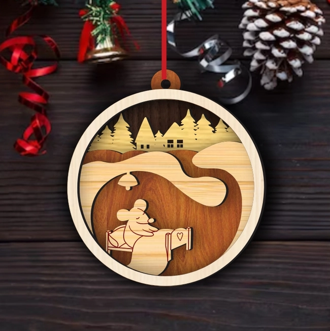 Mickey Mouse Forest Animals Ornament