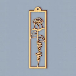 Miss You Rose Bookmark Miss You Rose Bookmark