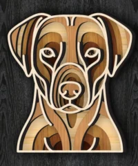 Multilayer Blue Lacy Face