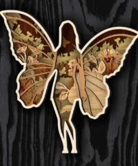 Multilayer Butterfly Girl