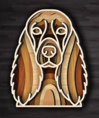 Multilayer English Cocker Spaniel