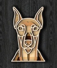 Multilayer German Pinscher