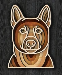Multilayer Norwegian Buhund