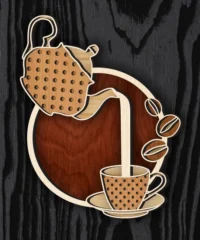 Multilayer Pouring Coffee