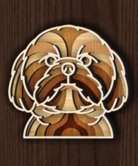 Multilayer Shih Tzu Dog