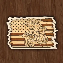 Multilayer USA Flag