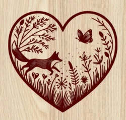 Nature Fox Heart