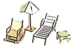 Patio Dollhouse Furniture