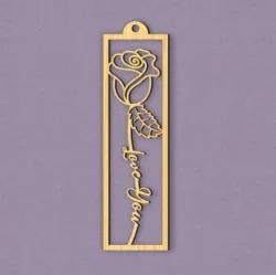 Rose Bookmark Rose Bookmark