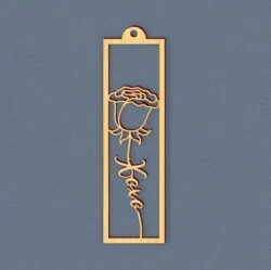 Rose Xoxo Bookmark Rose Xoxo Bookmark