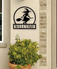 Welcome Halloween Wall Decor