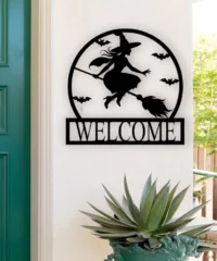 Welcome Halloween Wall Decor