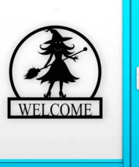 Witch Welcome Halloween Wall Decor