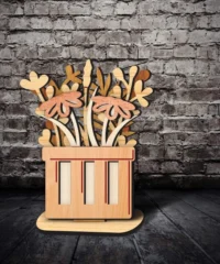 Wooden Flower Bouquet