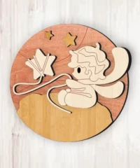 Baby Round Name Sign