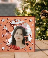 Balloon And Star Birthday Photo Frame