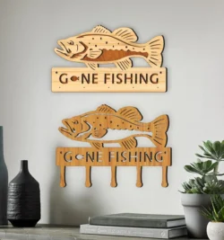 Bass Fishing Key Holder