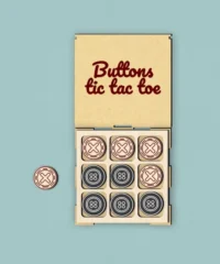 Buttons Tic Tac Toe