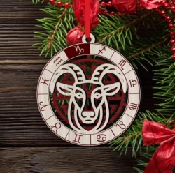 Capricorn Zodiac Ornament