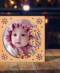 Chrysanthemum Photo Frame