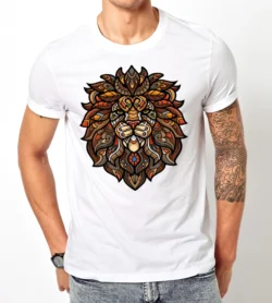 Colorful Lion Head