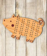 Cross Stitch Pig