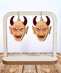 Devil Face Earring