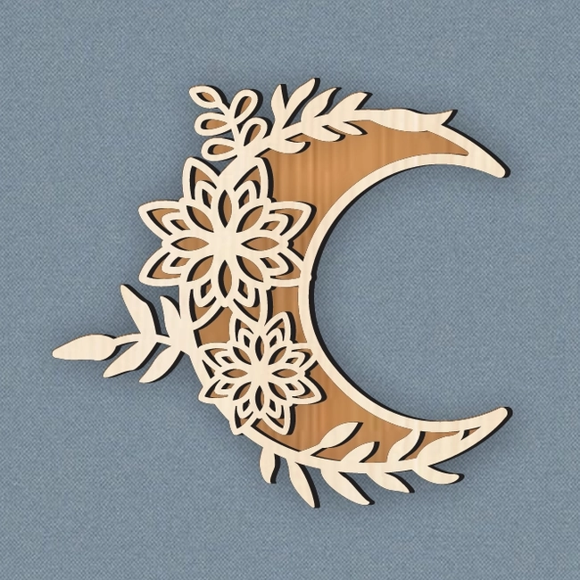 Flower Moon Decoration