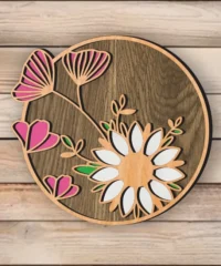 Flower Round Decoration